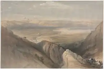 47. Descent upon the Valley of the Jordan.