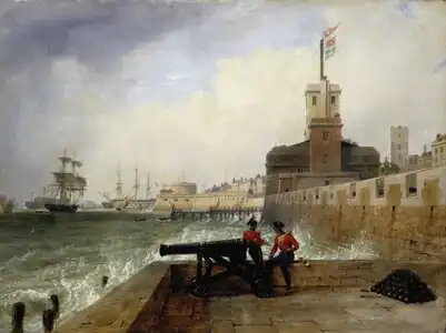 Semaphore at Portsmouth, 1836