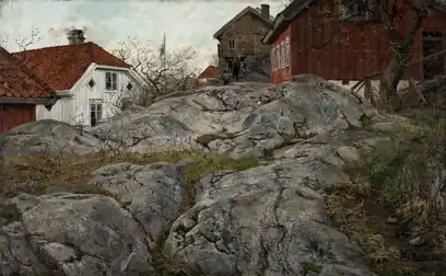 Rock, Motif from Kragero 1882