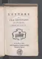 Lettere di Fra Guittone d'Arezzo, 1745 edition