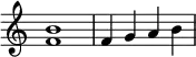 {
\override Score.TimeSignature
#'stencil = ##f
\relative c' {
\time 4/4
\set Score.tempoHideNote = ##t \tempo 1 = 20
<f b>1 |
f4 g a b
}
}