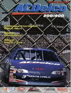 The 1997 AC Delco 400 program cover