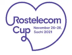 Logo of the 2021 Rostelecom Cup