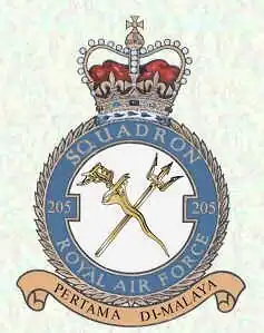 205 Sqn crest.