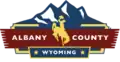 Official logo of Albany County, Wyoming