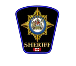Patch (i.e. Shoulder Flash) of the Alberta Sheriffs Branch