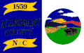 Flag of Alleghany County, North Carolina