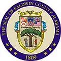 Official seal of Baldwin County, Alabama
