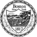 Official seal of Boston, New York