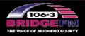 The first Bridge FM logo, used between 2000 and 2003