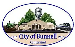 Official logo of Bunnell, Florida (lanes city)