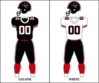 Ottawa Rough Riders uniforms