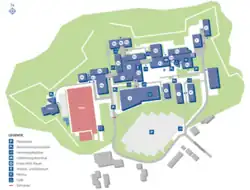 Map of the Landau campus