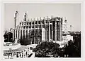 The cathedral during construction