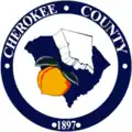 Official seal of Cherokee County, South Carolina