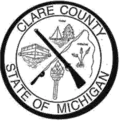 Official seal of Clare County, Michigan