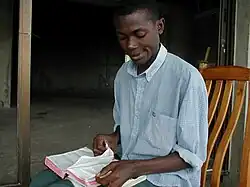 Image 39A Congolese Christian. (from Culture of the Democratic Republic of the Congo)