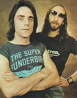 Left to right: Steve Maxwell Von Braund and Geoff Green, 1978