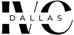 Black text reading "IVC" with a smaller band of text across the middle reading "DALLAS"