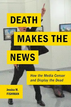 The photo of the assassination of Karlov censored by yellow text boxes