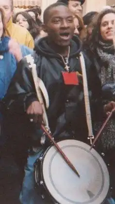 Shavers while in Europe with the Hot 8 Brass Band