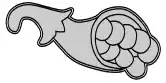 Monnaie de Paris hallmark, the "horn of plenty".