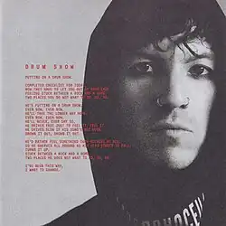 lyric booklet page
