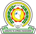 Emblem of East African Community Jumuiya ya Afrika Mashariki&nbsp;(Swahili) Communauté d'Afrique de l'Est&nbsp;(French) Umuryango w’Ibihugu by’Iburasirazuba bw’Afurika&nbsp;(Kinyarwanda) Bulshada Bariga Afrika&nbsp;(Somali) Lisanga ya Afrika ya Est&nbsp;(Lingala) ekitundu ky’obuvanjuba bwa Afrika&nbsp;(Luganda)