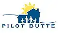 Flag of Pilot Butte