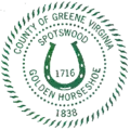 Official seal of Greene County, Virginia