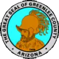 Official seal of Greenlee County, Arizona