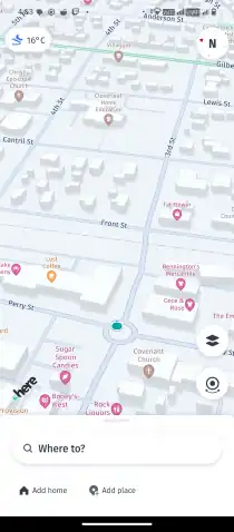 The current HERE WeGo app