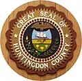 Official seal of Huntingdon County, Pennsylvania