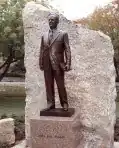 James Earl Rudder sculpture by Lawrence M. Ludtke
