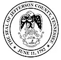Official seal of Jefferson County, Tennessee