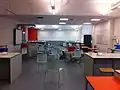 Typical double sized team-teaching classroom