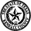 Official seal of Kendall County, Texas