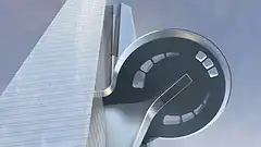 2nd proposed design of the sky terrace