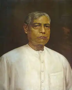 Painting of Krishna Chandra Das, noted Bengali entrepreneur and confectioner