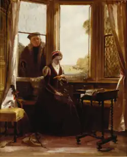 Lady Jane Grey and Roger Ascham by John Callcott Horsley
