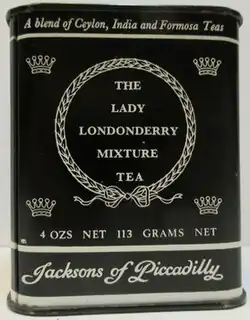 The Lady Londonderry Mixture Tea blended by Jacksons
