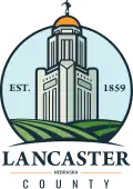 Official logo of Lancaster County, Nebraska