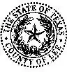 Official seal of Lee County, Texas