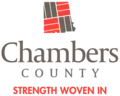 Official logo of Chambers County, Alabama
