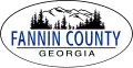 Official logo of Fannin County, Georgia
