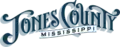 Official logo of Jones County, Mississippi