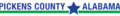 Official logo of Pickens County, Alabama