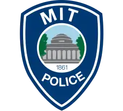 Logo and patch of the MIT Police Department