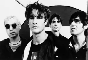 Longpigs c. 1997 From left: Simon Stafford, Crispin Hunt, Richard Hawley, Dee Boyle
