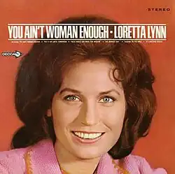 album cover headshot photo of Loretta Lynn with title